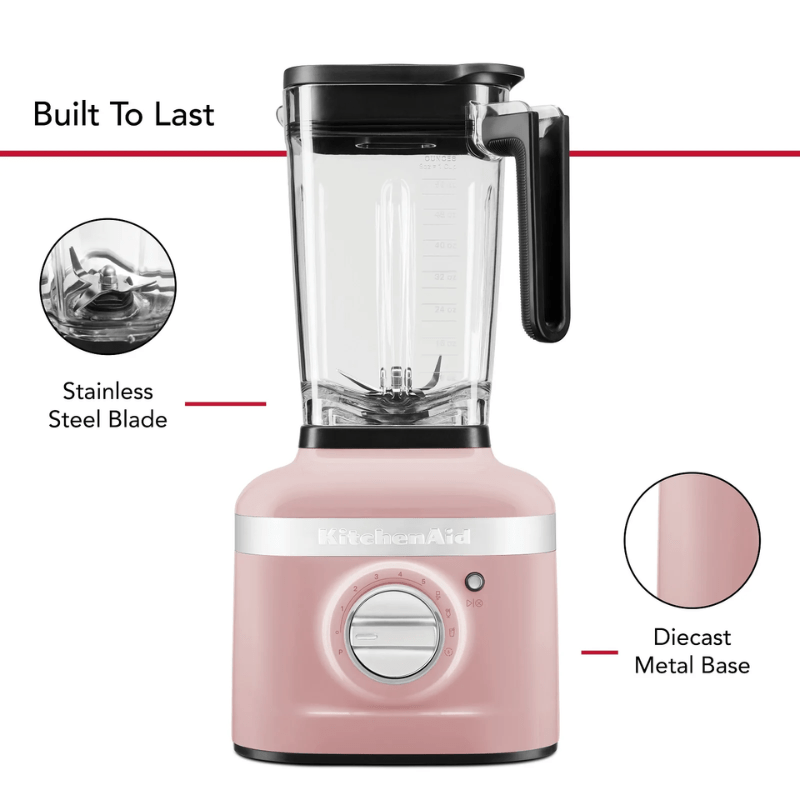 KitchenAid K400 Variable Speed Blender Dried Rose