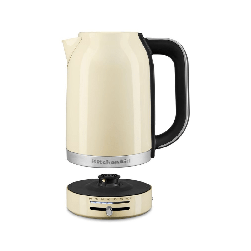 KitchenAid Kettle 1.7L with Variable Temperature Almond Cream The Homestore Auckland