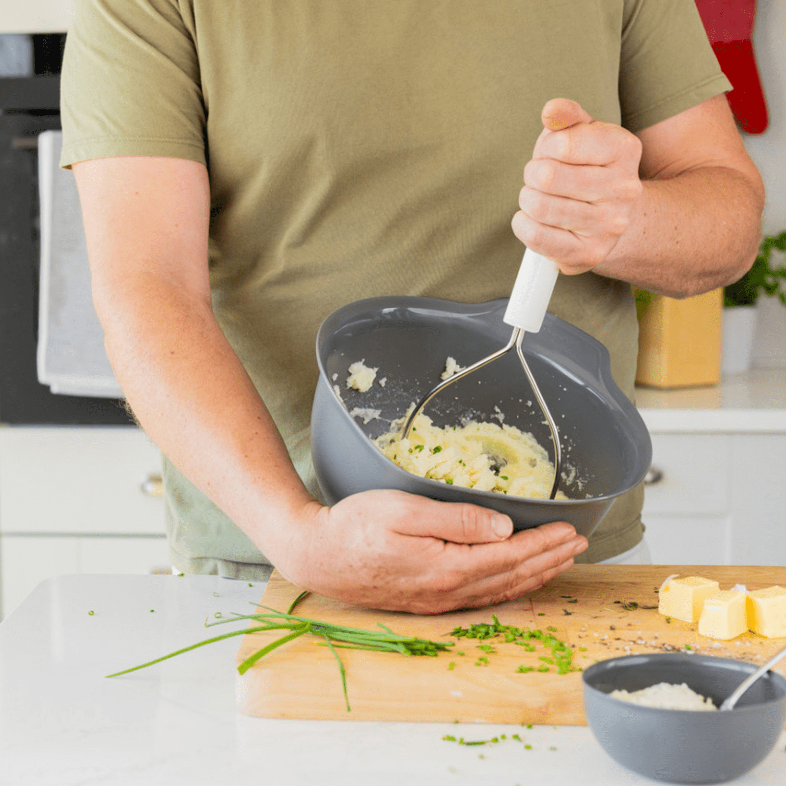 KitchenAid Masher Porcelain White