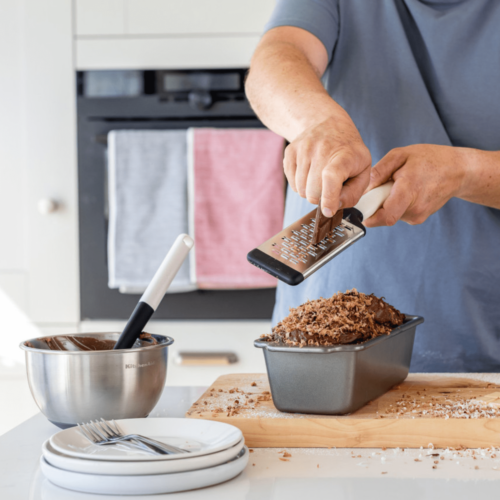 KitchenAid Medium Grater Porcelain White