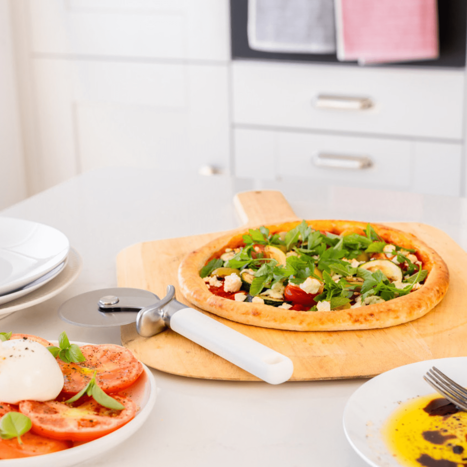 KitchenAid Pizza Wheel Porcelain White