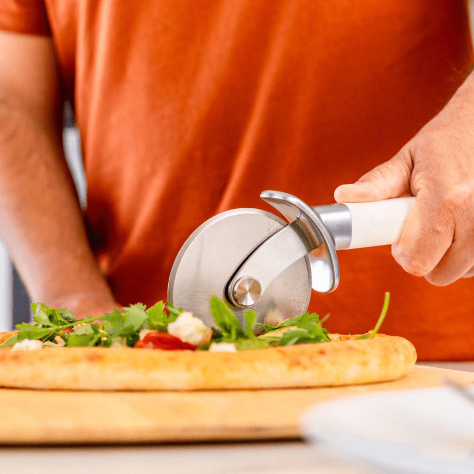 KitchenAid Pizza Wheel Porcelain White