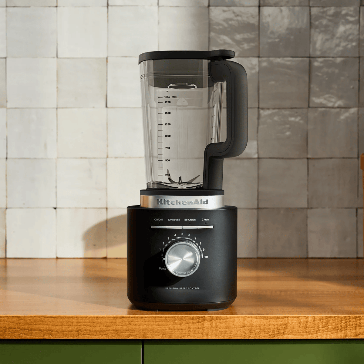 KitchenAid Pure Power Blender with Glass Jar Matte Black