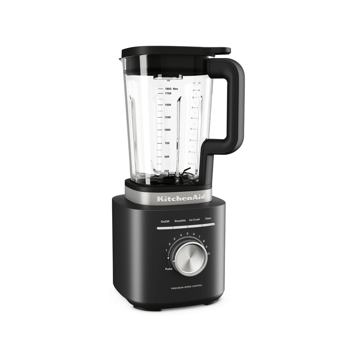 KitchenAid Pure Power Blender with Glass Jar Matte Black