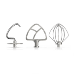 KitchenAid Stainless Steel 3-Piece Set for Tilt-Head Stand Mixer