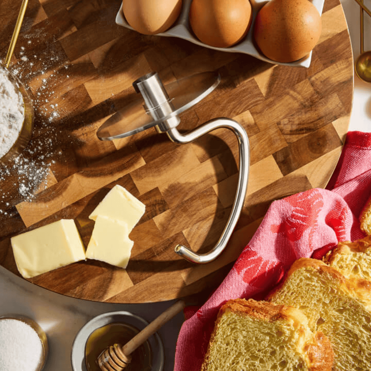 KitchenAid Stainless Steel Dough Hook for Tilt-Head Stand Mixer