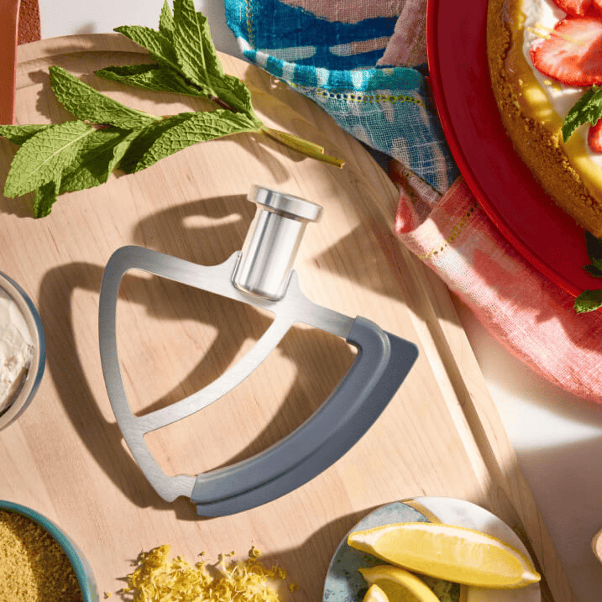 KitchenAid Stainless Steel Flex Edge Beater for Tilt-Head Stand Mixer