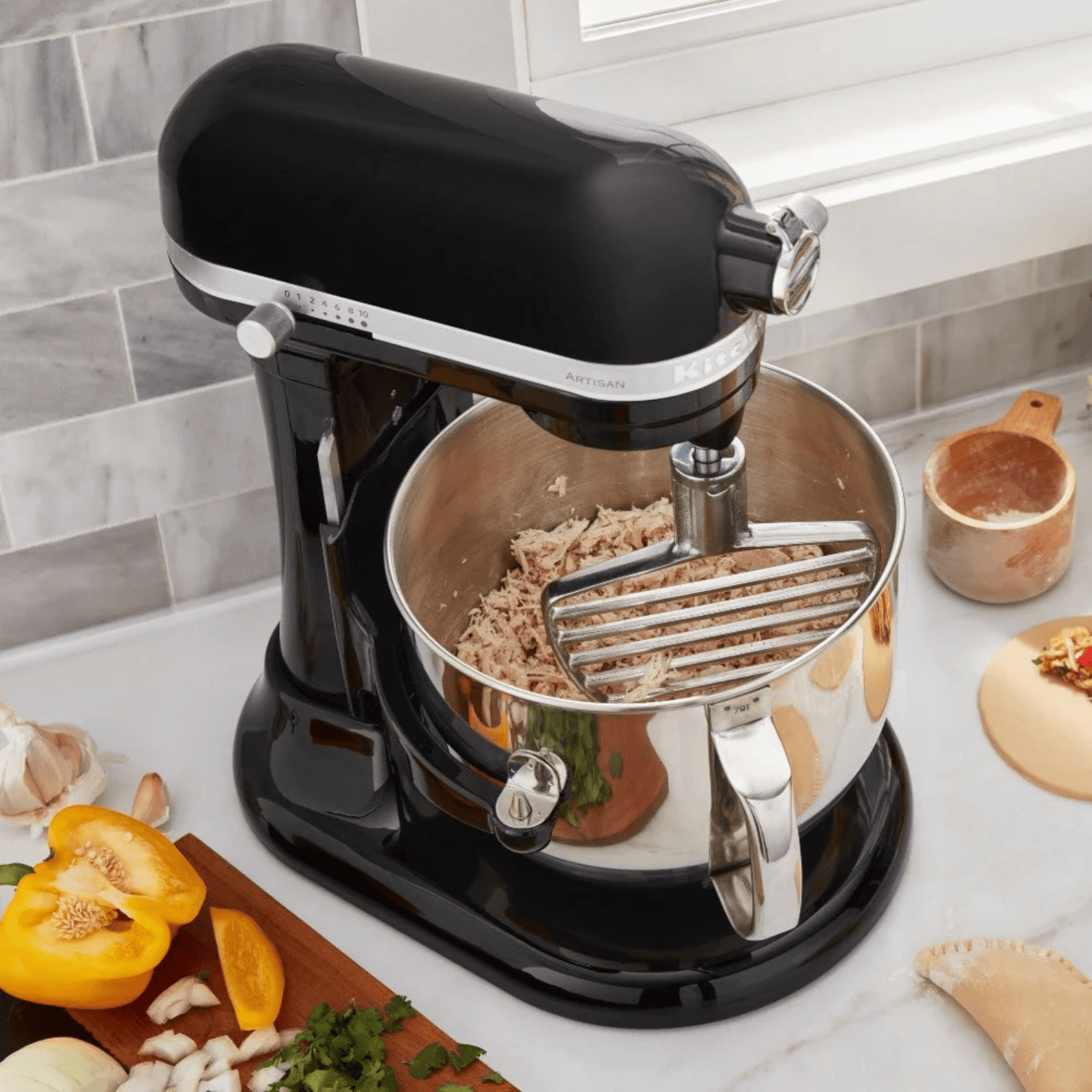 KitchenAid Stainless Steel Pastry Beater for Bowl-Lift Stand Mixer