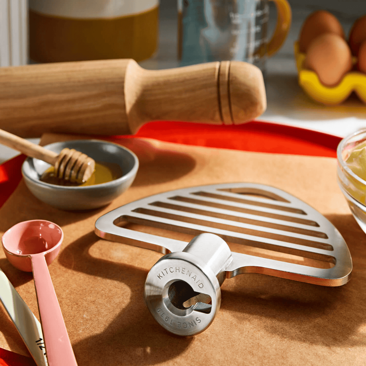 KitchenAid Stainless Steel Pastry Beater for Tilt-Head Stand Mixer