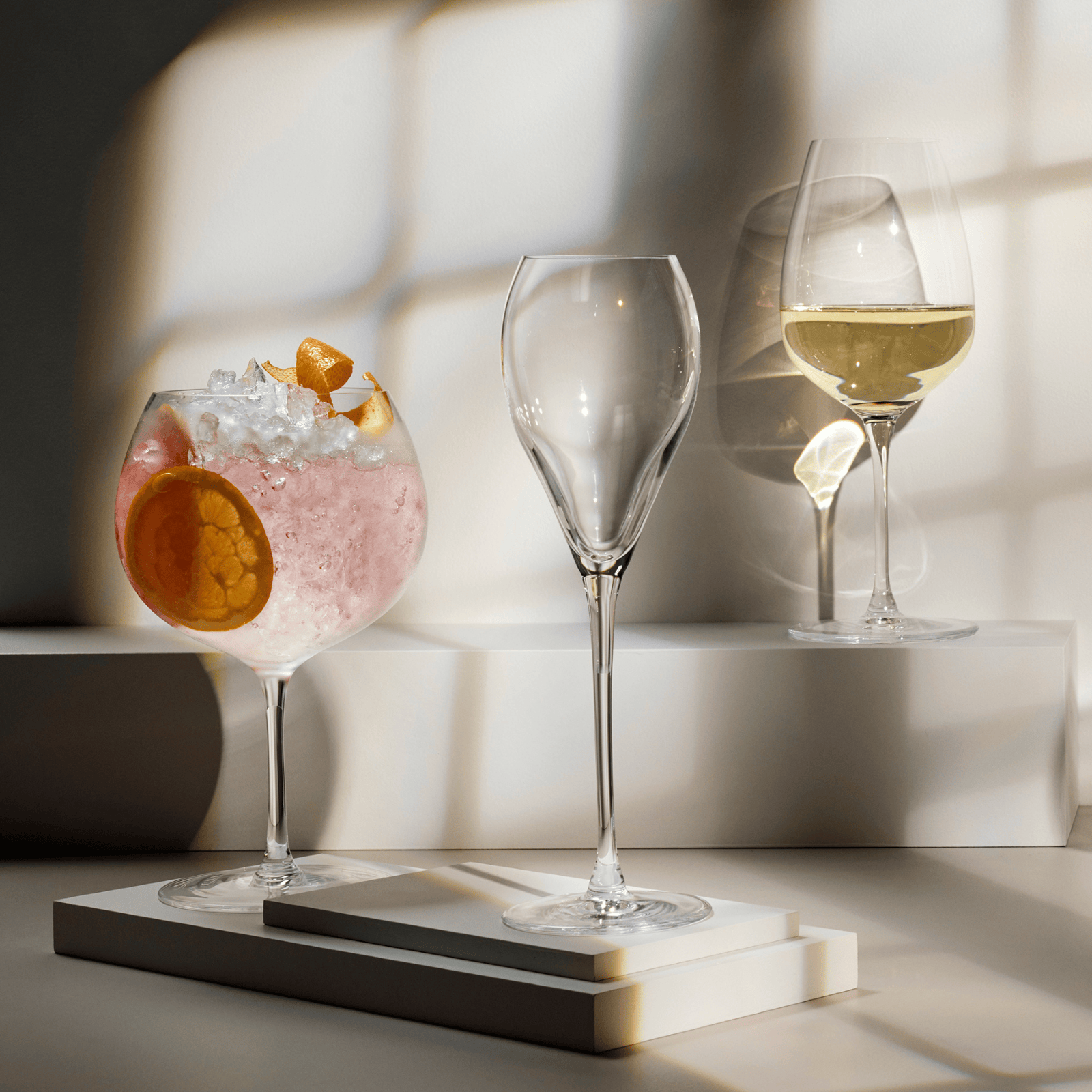 Krosno Duet Flute 230ml Set of 2