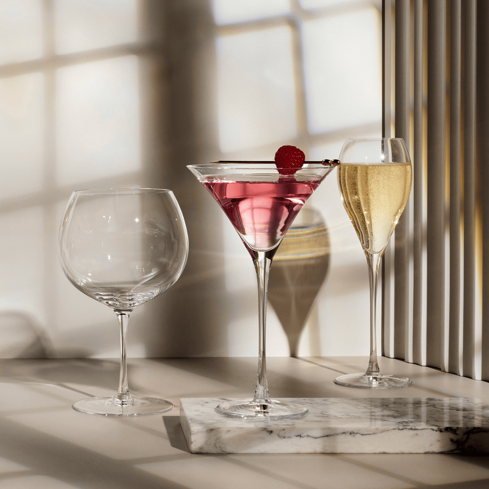 Krosno Duet Flute 230ml Set of 2