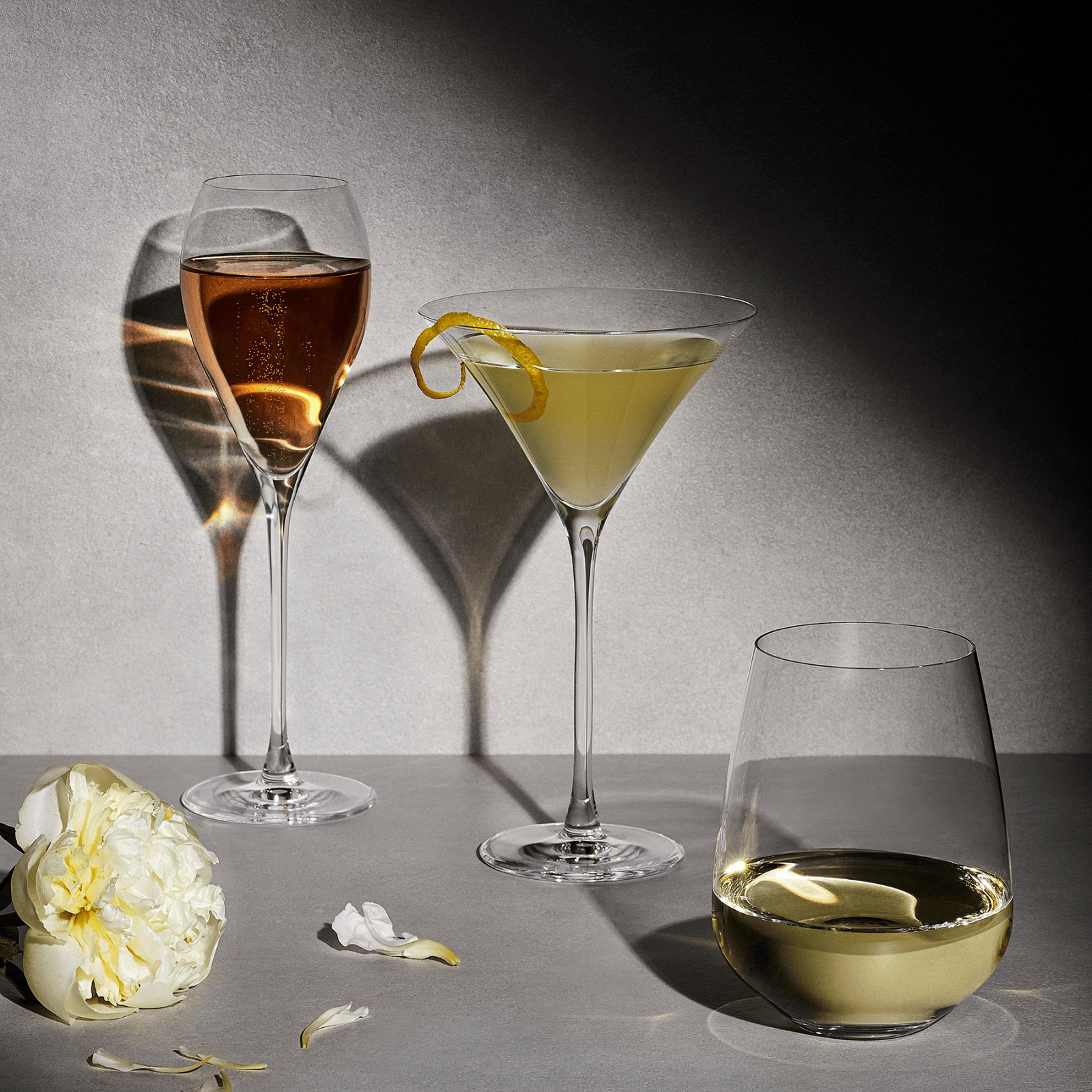 Krosno Duet Stemless Wine Glass 500ml Set of 2