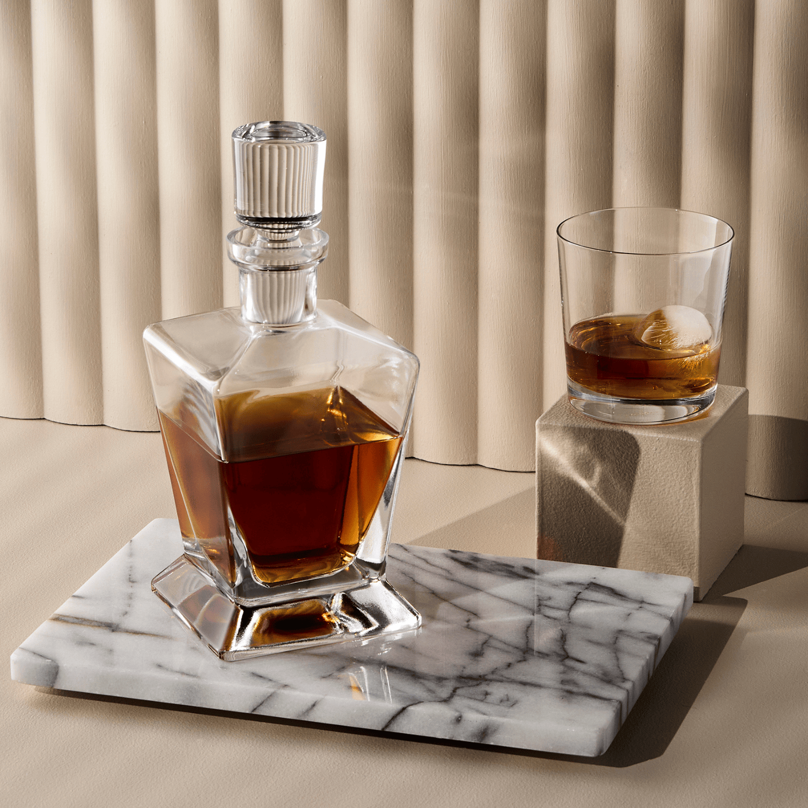 Krosno Duet Whisky Glass 430ml Set of 2