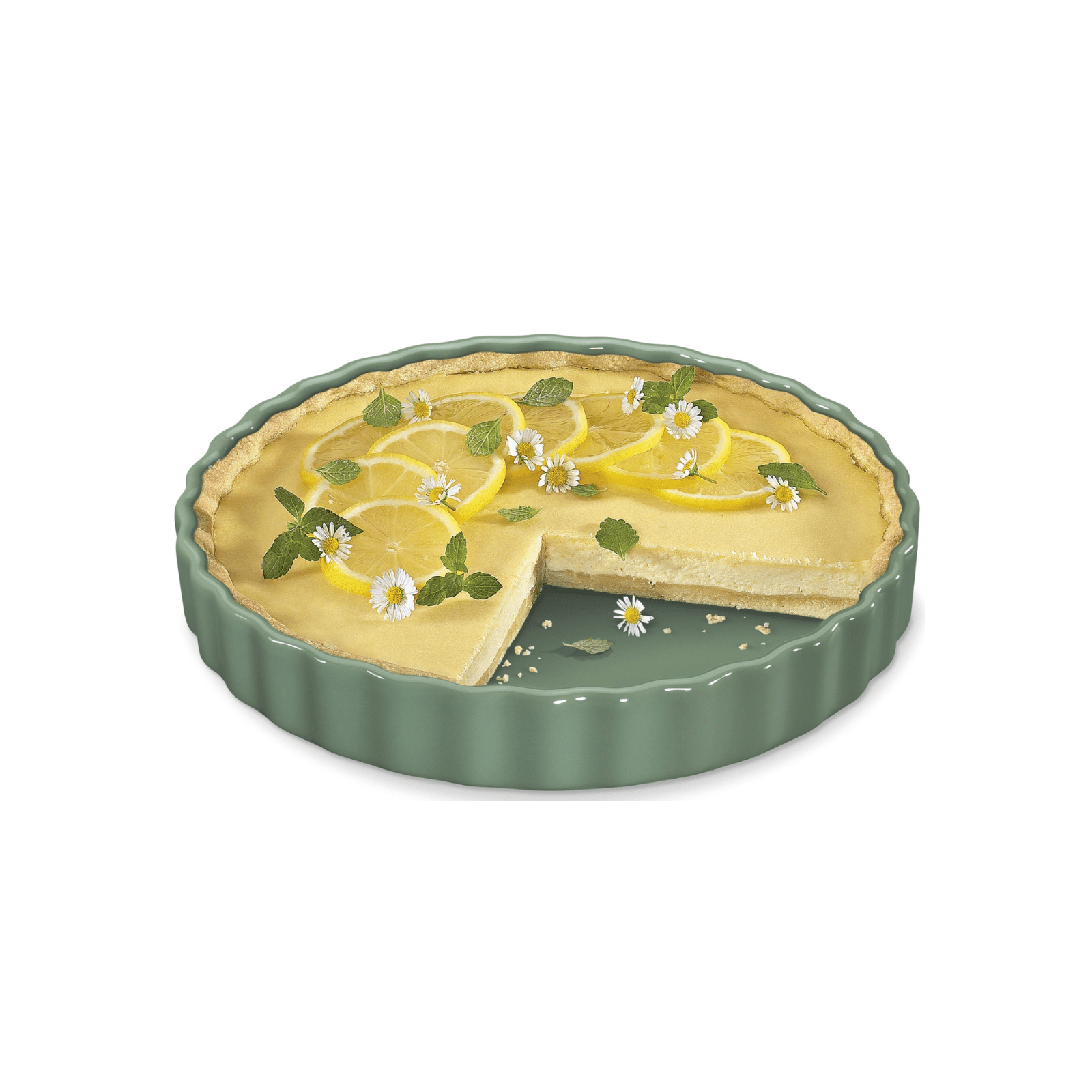 Kuchenprofi Porto Flan Dish 28cm Jade