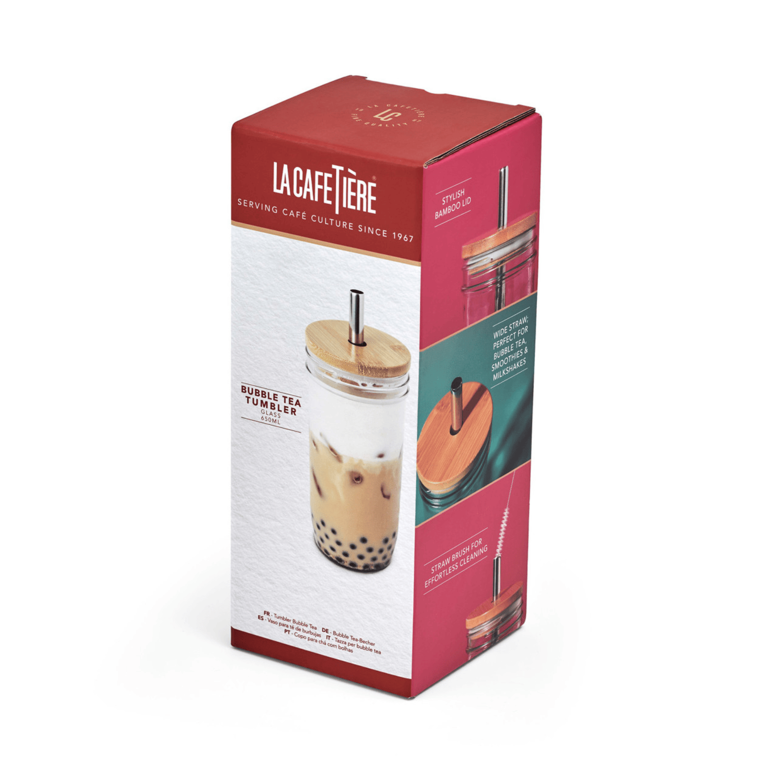 La Cafetiere Bubble Tea Tumbler 650ml
