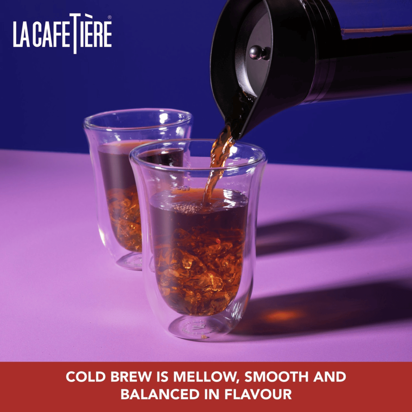 La Cafetiere Cold Brew Coffee Maker with Mesh Filter 1L