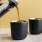 La Cafetiere Double-Walled Matte Ceramic Espresso Cups 70ml 2-Pack