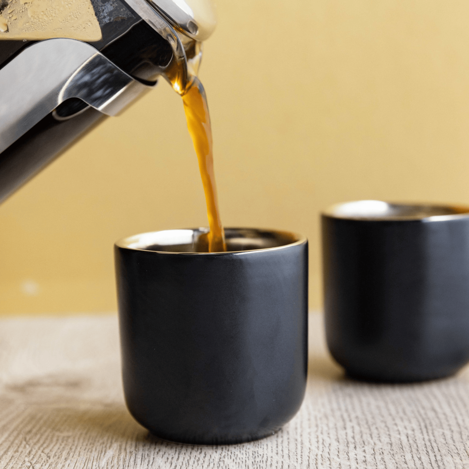 La Cafetiere Double-Walled Matte Ceramic Espresso Cups 70ml 2-Pack