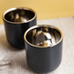 La Cafetiere Double-Walled Matte Ceramic Espresso Cups 70ml 2-Pack
