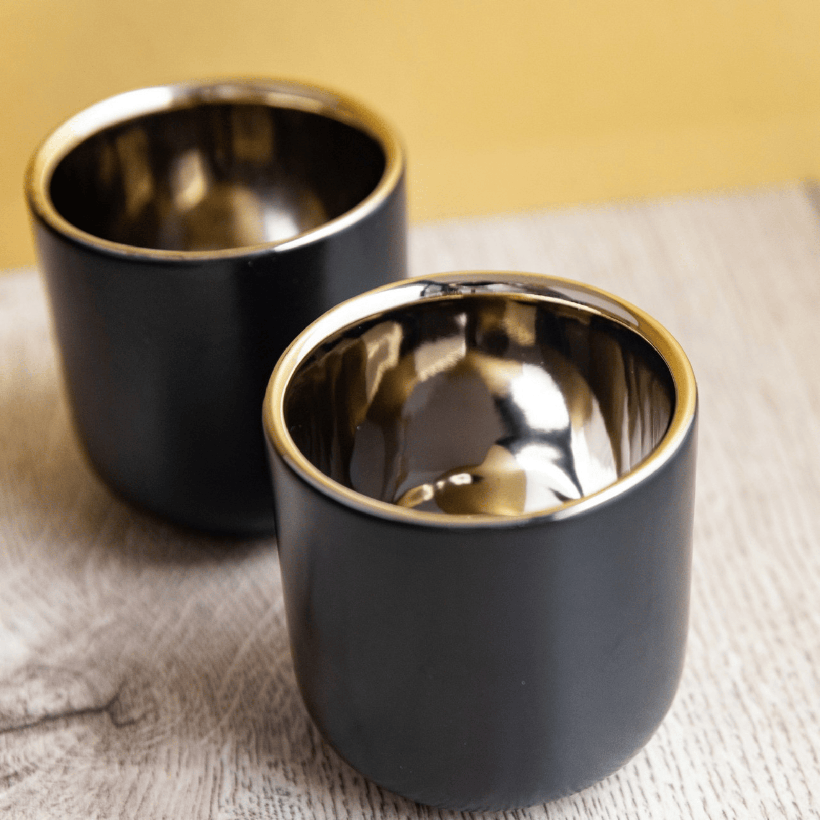 La Cafetiere Double-Walled Matte Ceramic Espresso Cups 70ml 2-Pack