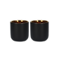 La Cafetiere Double-Walled Matte Ceramic Espresso Cups 70ml 2-Pack