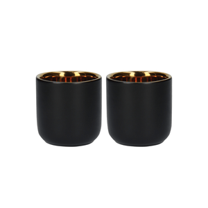 La Cafetiere Double-Walled Matte Ceramic Espresso Cups 70ml 2-Pack