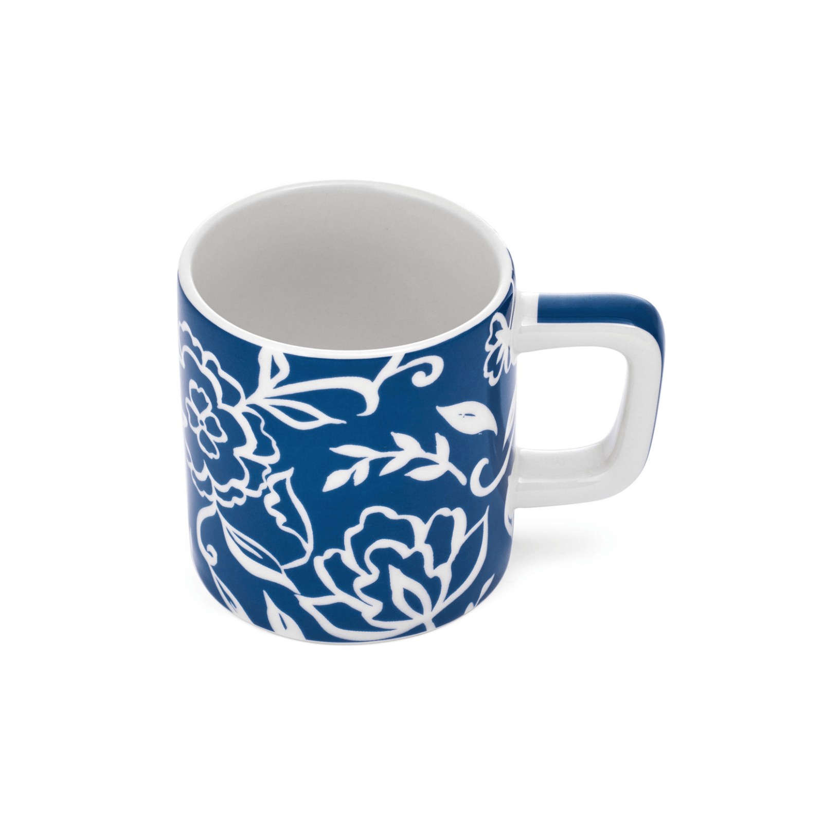 La Cafetiere Espresso Cup 120ml Blue Blu Fiorato