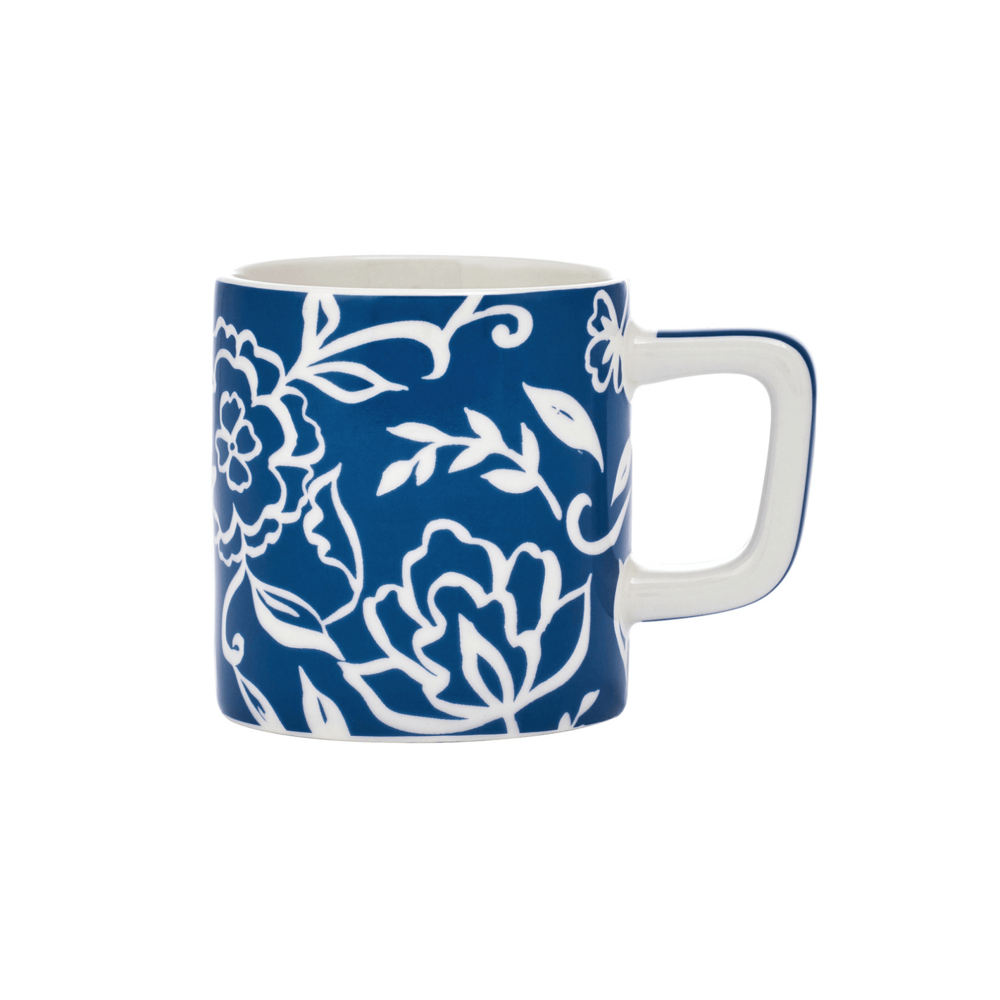 La Cafetiere Espresso Cup 120ml Blue Blu Fiorato