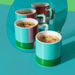 La Cafetiere Espresso Cup 120ml Green Utopian Lines