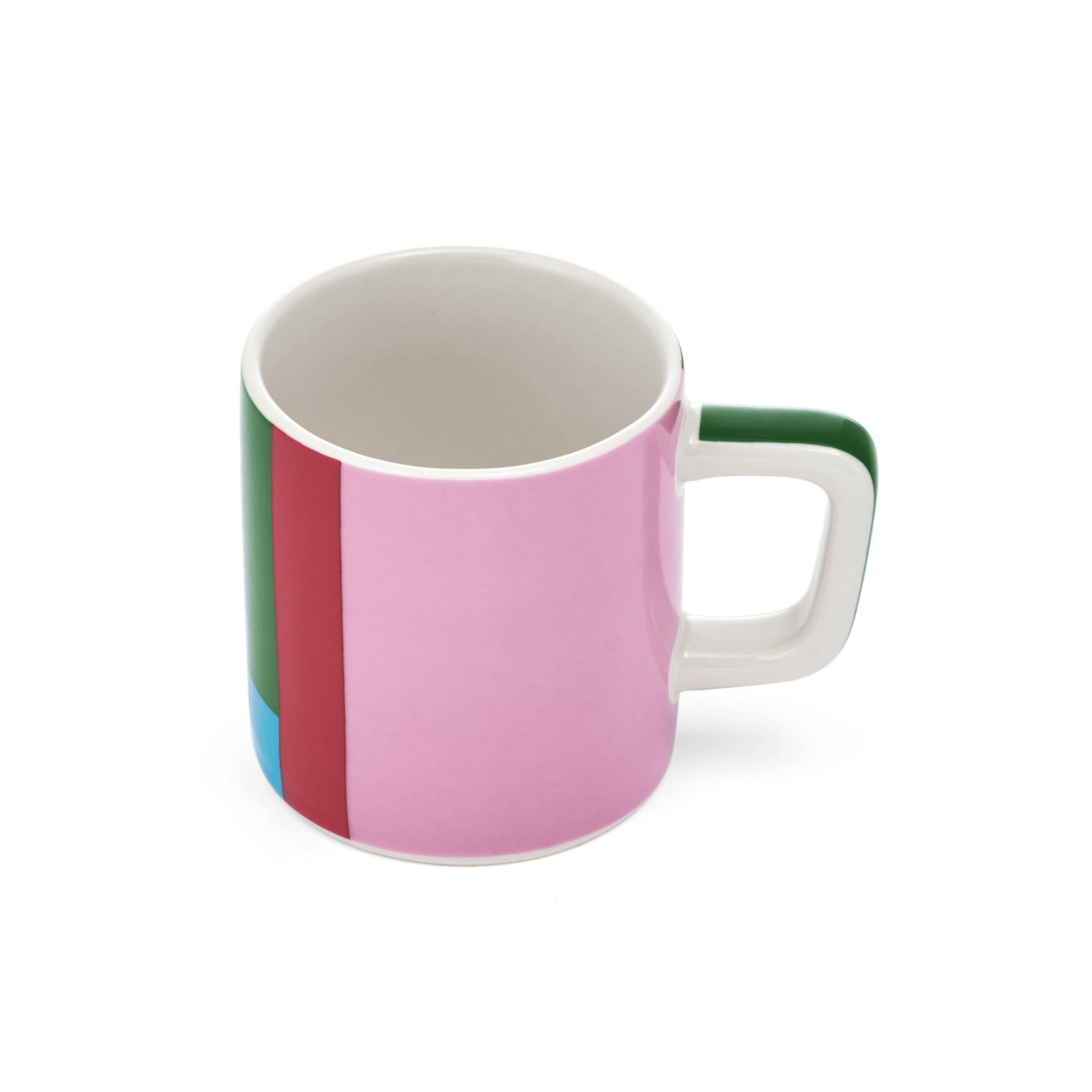 La Cafetiere Espresso Cup 120ml Pink and Red Utopian Lines