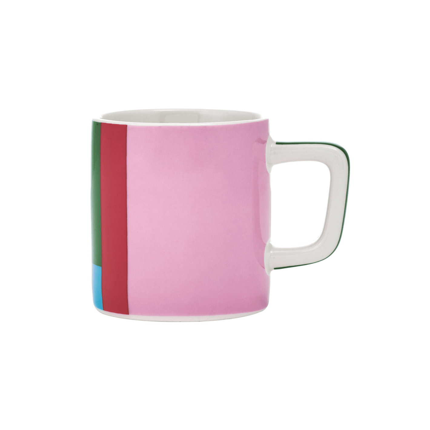La Cafetiere Espresso Cup 120ml Pink and Red Utopian Lines