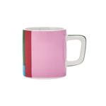 La Cafetiere Espresso Cup 120ml Pink and Red Utopian Lines