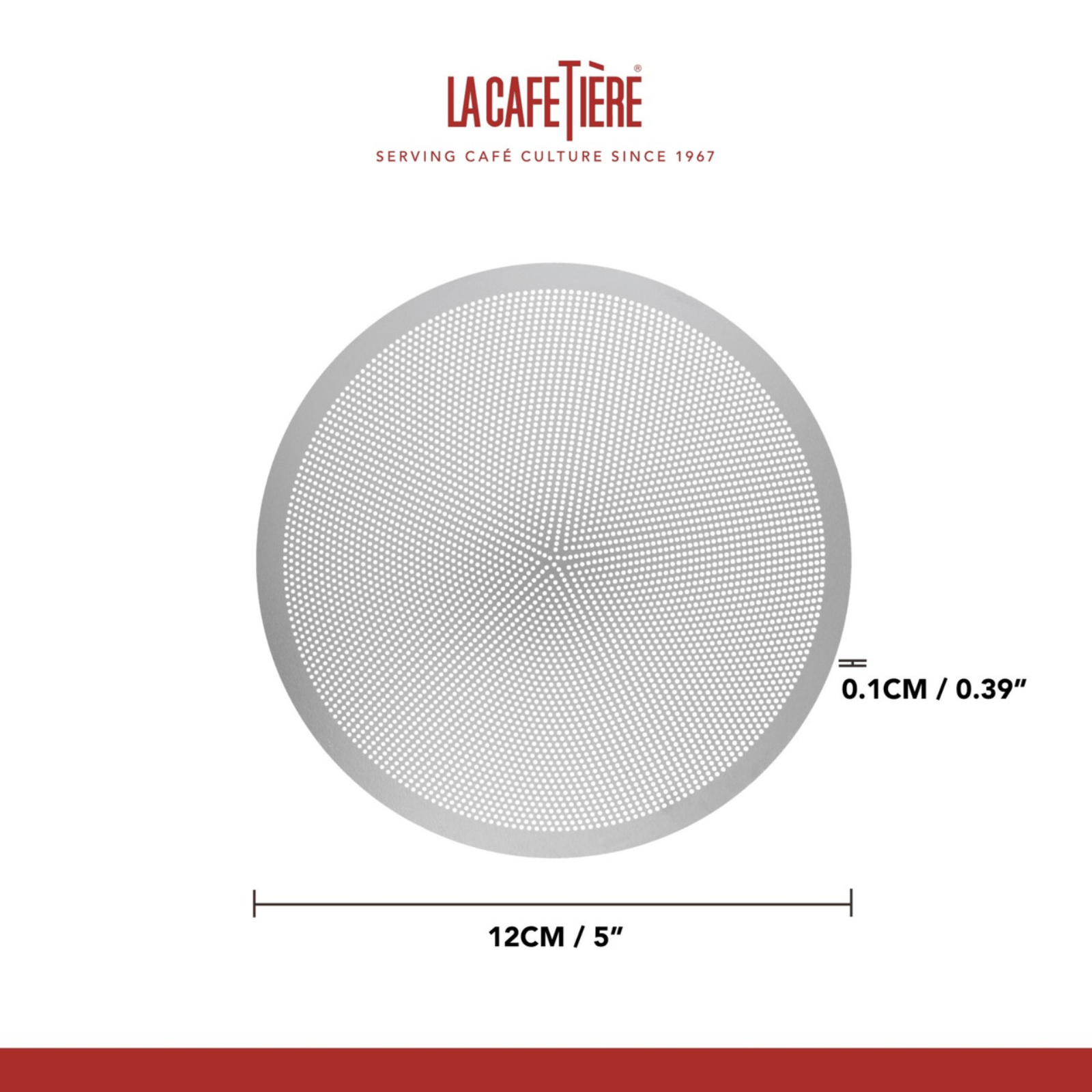 La Cafetiere Fine Mesh Filter Set of 2