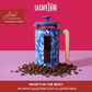 La Cafetiere Pisa Coffee Press 8 Cup Blu Fiorato