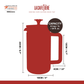 La Cafetiere Pisa Coffee Press 8 Cup Copper