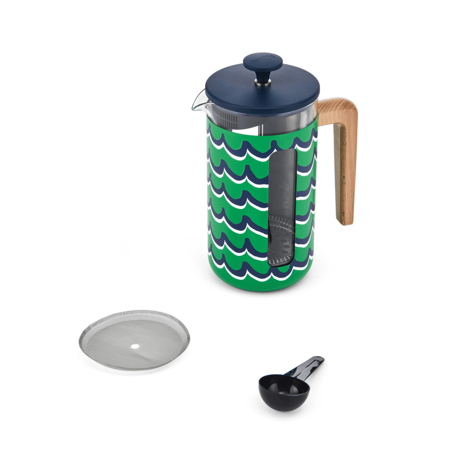 La Cafetiere Pisa Coffee Press 8 Cup Cyan Tides