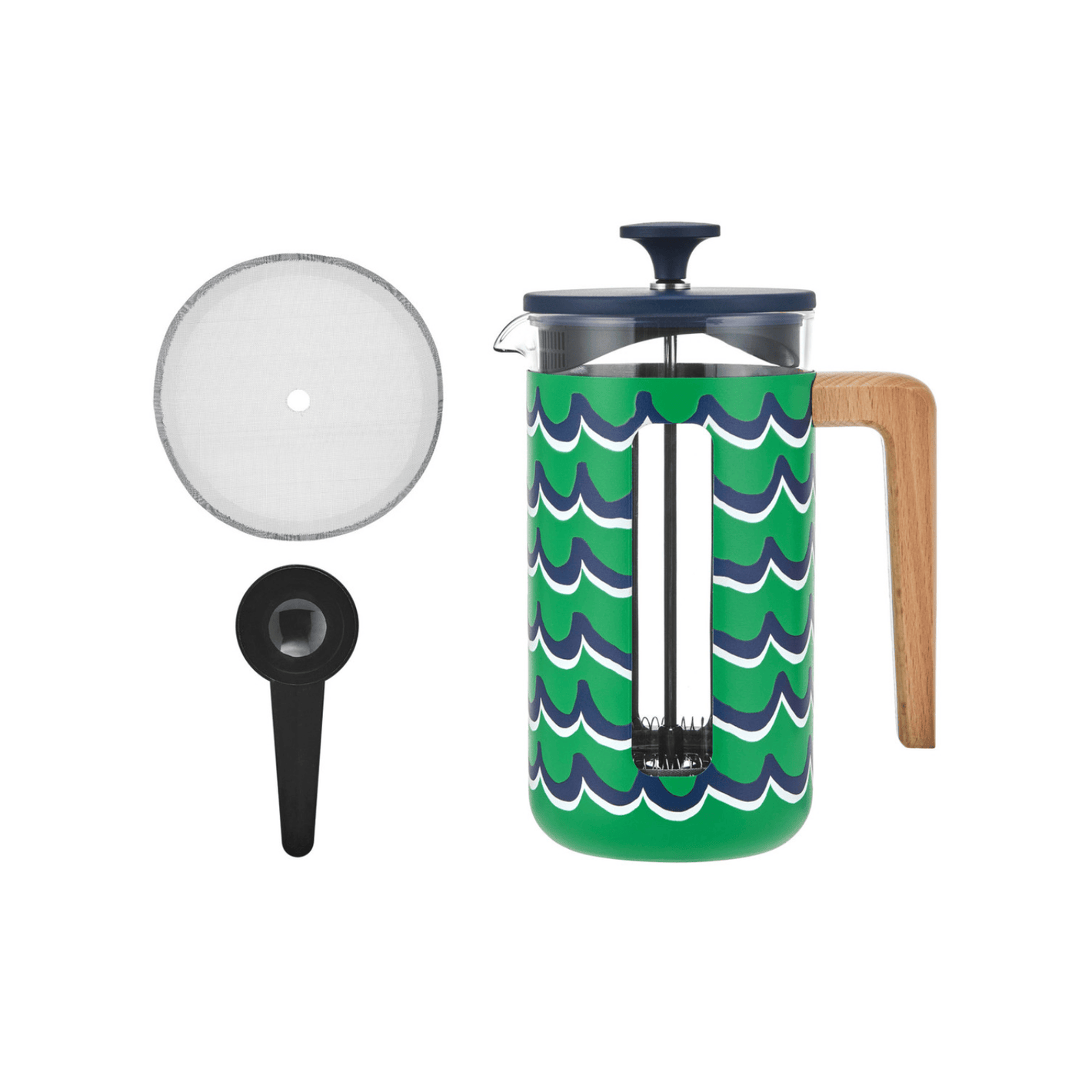 La Cafetiere Pisa Coffee Press 8 Cup Cyan Tides