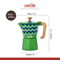 La Cafetiere Venice Espresso Maker 6 Cup Cyan Tides