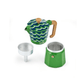 La Cafetiere Venice Espresso Maker 6 Cup Cyan Tides
