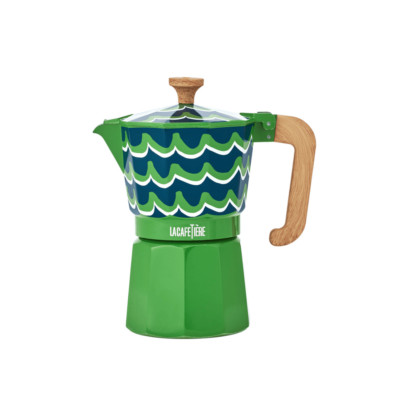 La Cafetiere Venice Espresso Maker 6 Cup Cyan Tides