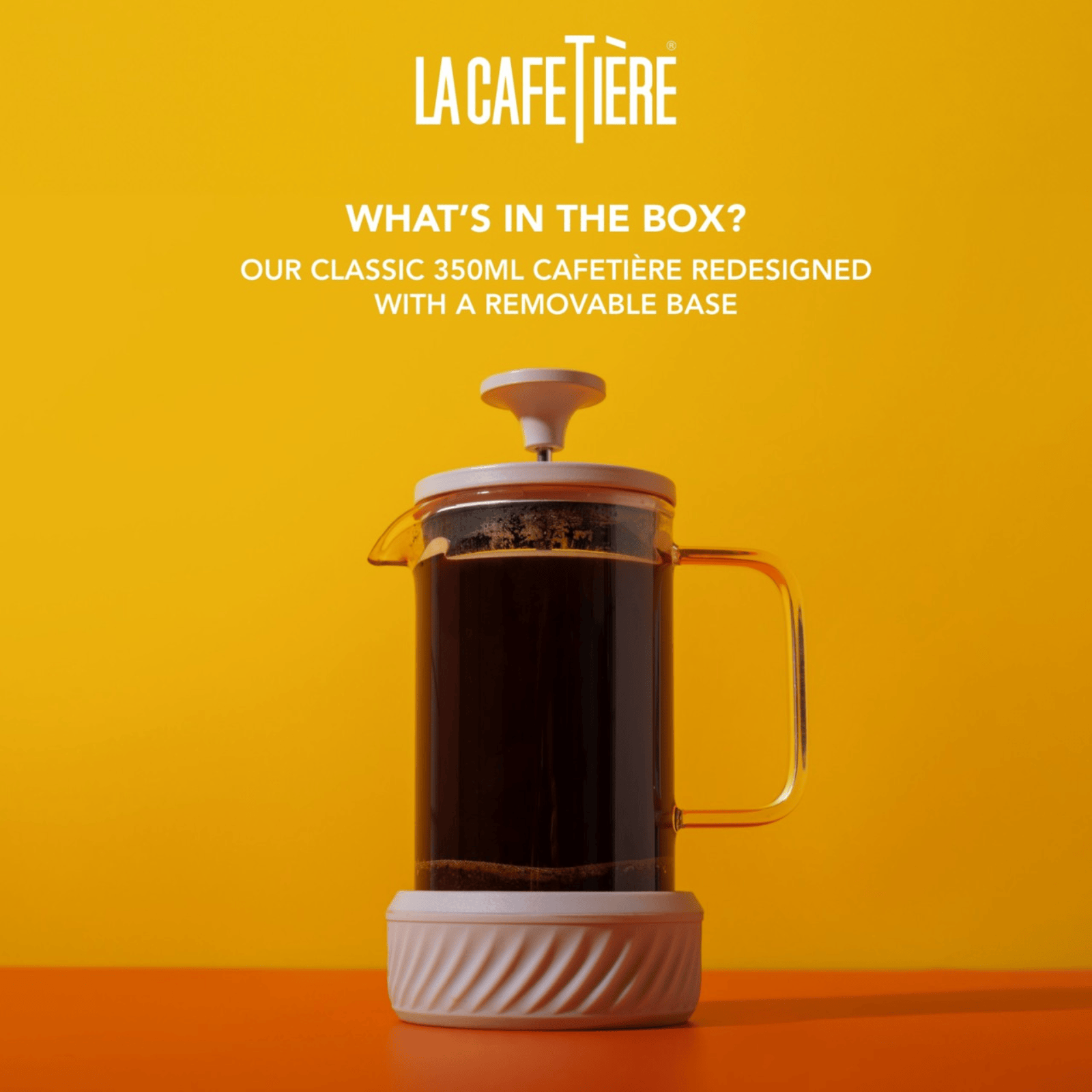 La Cafetiere Zero Coffee Press 8 Cup Latte