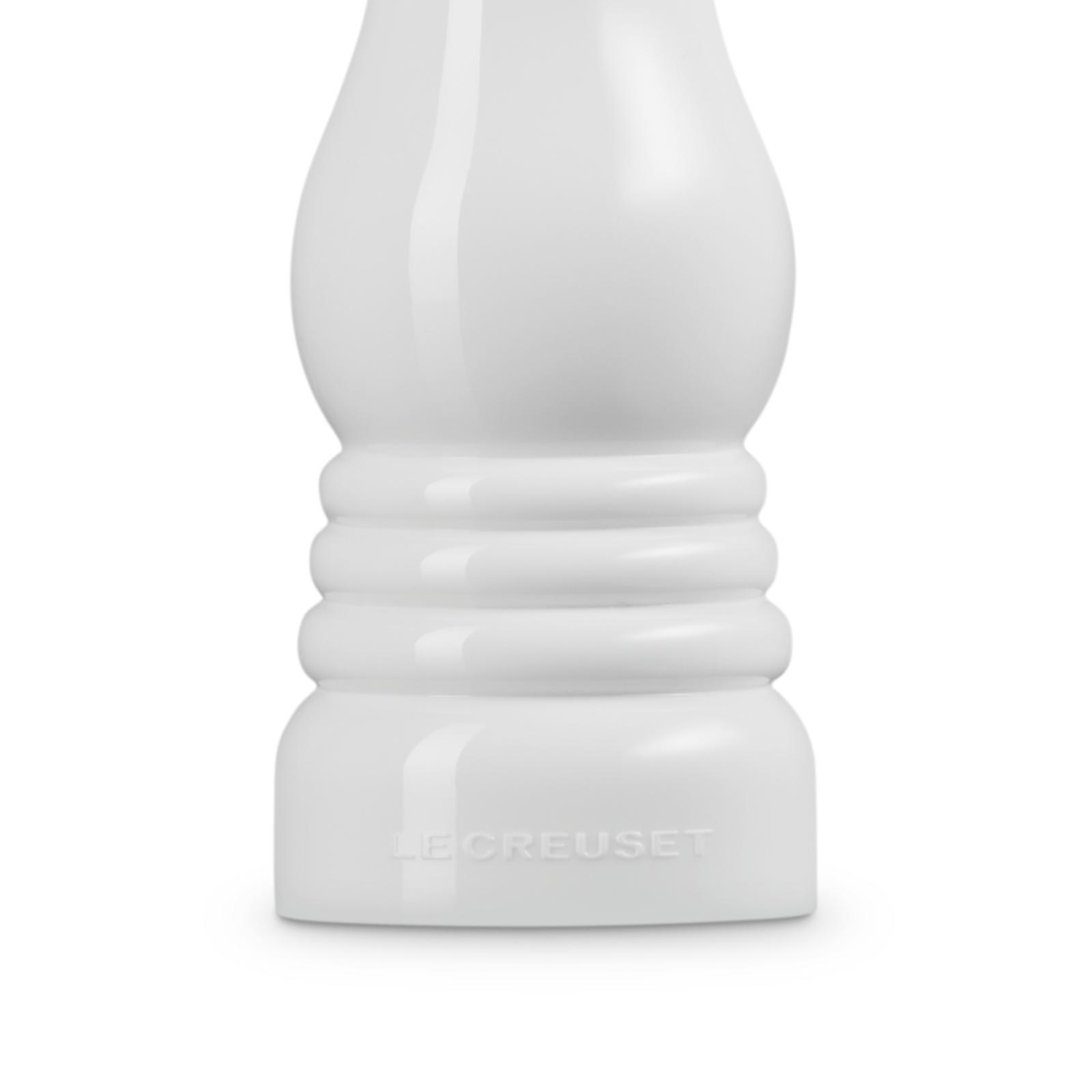 Le Creuset Pepper Mill 21cm White with Gold Knob