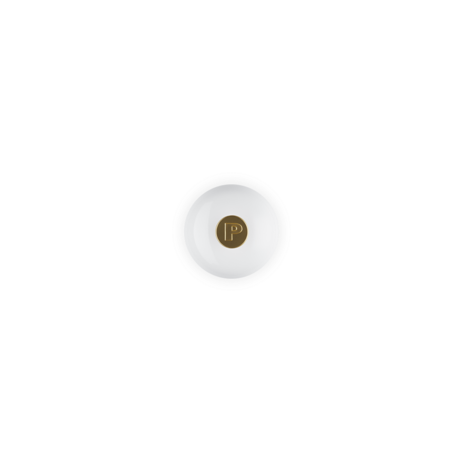 Le Creuset Pepper Mill 21cm White with Gold Knob