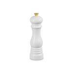 Le Creuset Pepper Mill 21cm White with Gold Knob