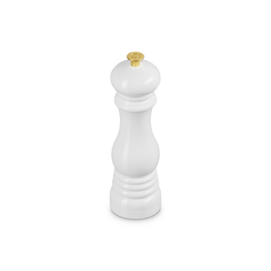 Le Creuset Salt Mill 21cm White with Gold Knob