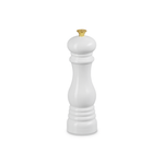 Le Creuset Salt Mill 21cm White with Gold Knob