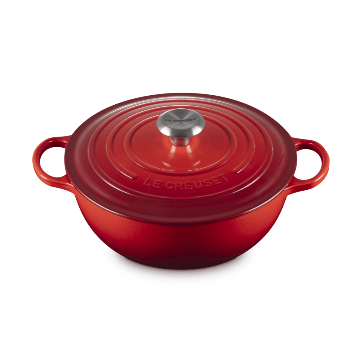 Le Creuset Signature Cast Iron Marmite 26cm Cerise