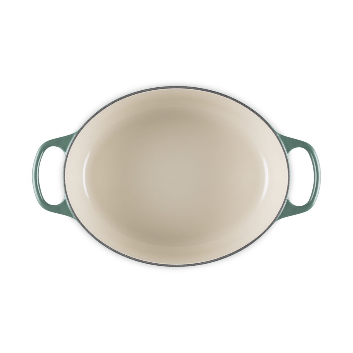 Le Creuset Signature Cast Iron Oval Casserole 29cm Artichaut