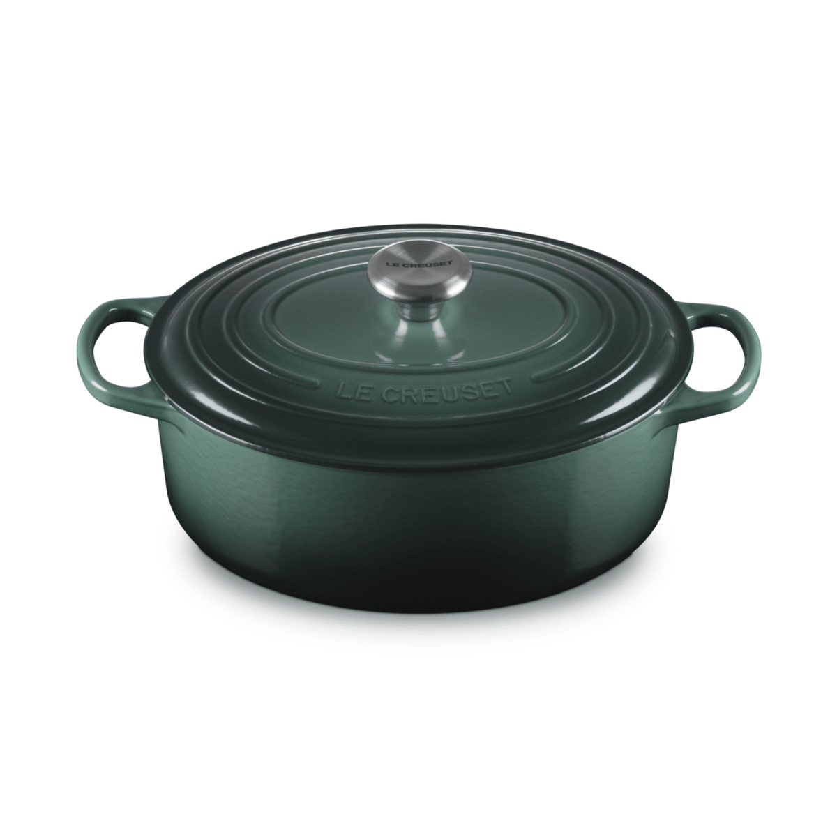 Le Creuset Signature Cast Iron Oval Casserole 29cm Artichaut