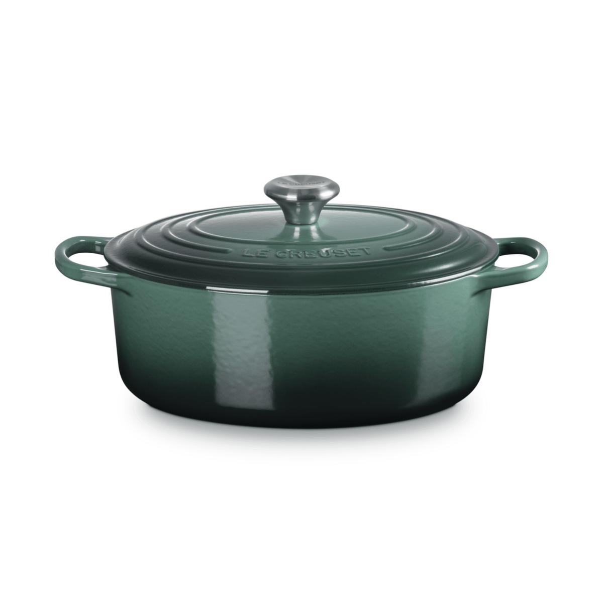 Le Creuset Signature Cast Iron Oval Casserole 29cm Artichaut